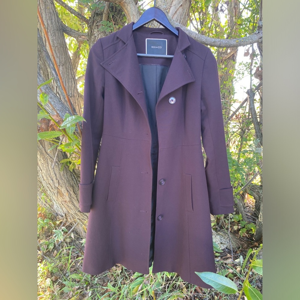 RW&CO trench style jacket - plum